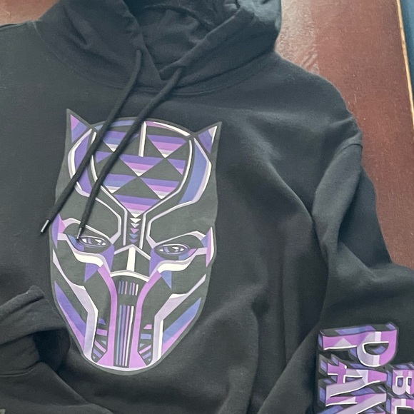 Black Panther hooded sweatshirt 
Pick one: size 2 XL or small - Picture 2 of 7